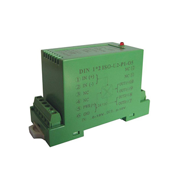 26. 4-20mA环路信号一进二出低成本隔离分配器：DIN-1X2-ISOD系列