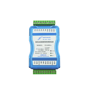 5、ISO AD02/ISO AD04系列2路-4路输入各通道隔离型防窜扰智能传感器模块